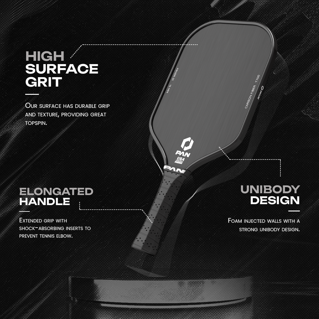Pan Fryer 01 Information Carbon Fiber Pickleball Paddle